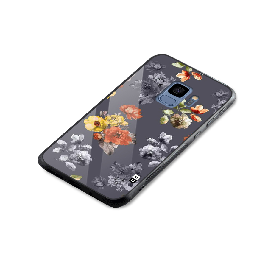 Beauty Art Bloom Glass Back Case for Galaxy S9