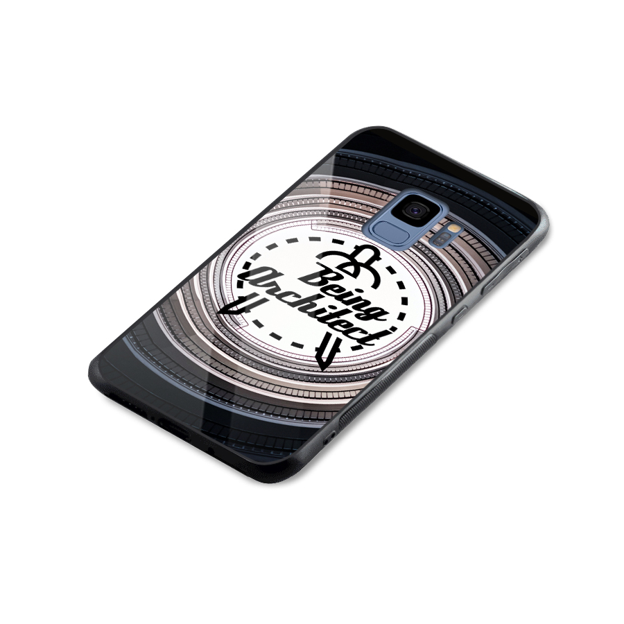 Being Architect Glass Back Case for Galaxy S9
