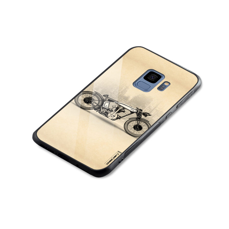 Bike Ride Glass Back Case for Galaxy S9