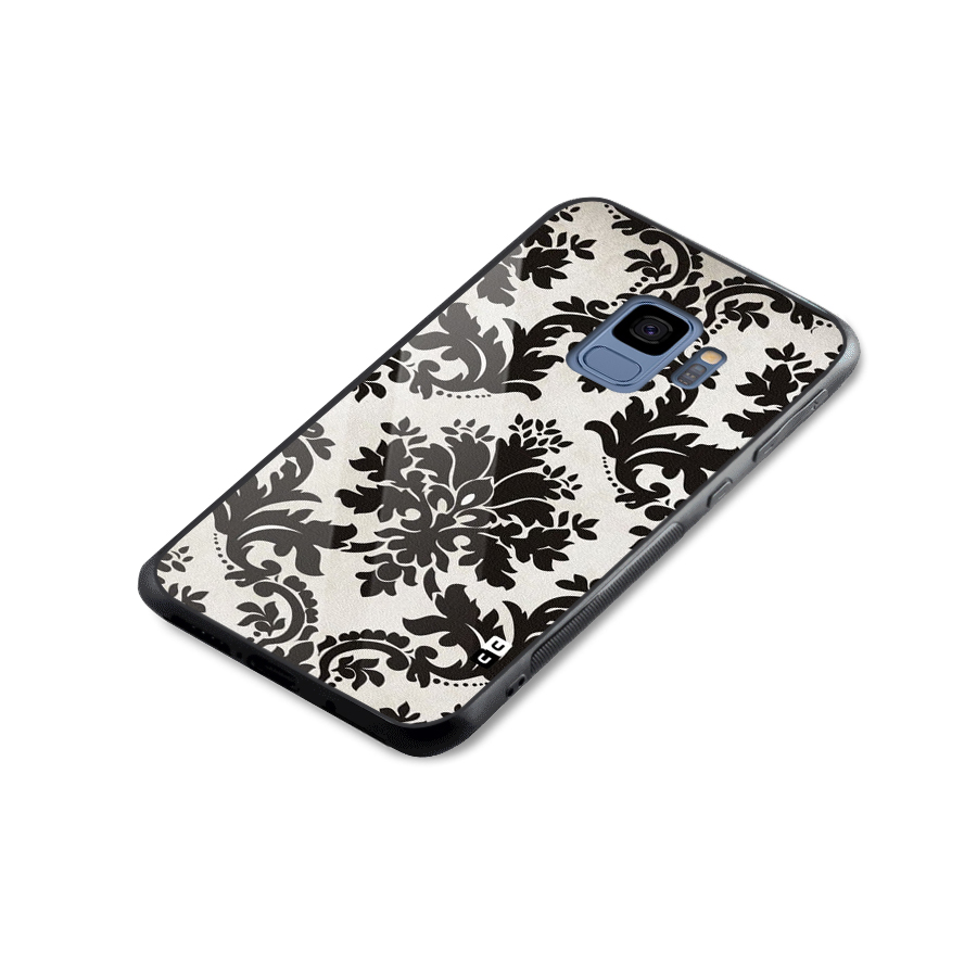 Black Beauty Glass Back Case for Galaxy S9