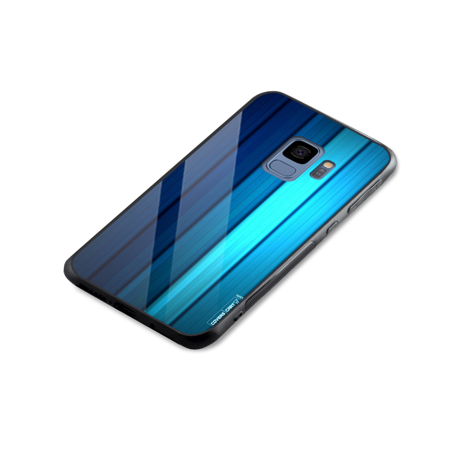 Blue Hues Glass Back Case for Galaxy S9