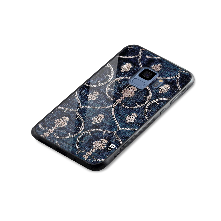 Blue Shade Rug Glass Back Case for Galaxy S9