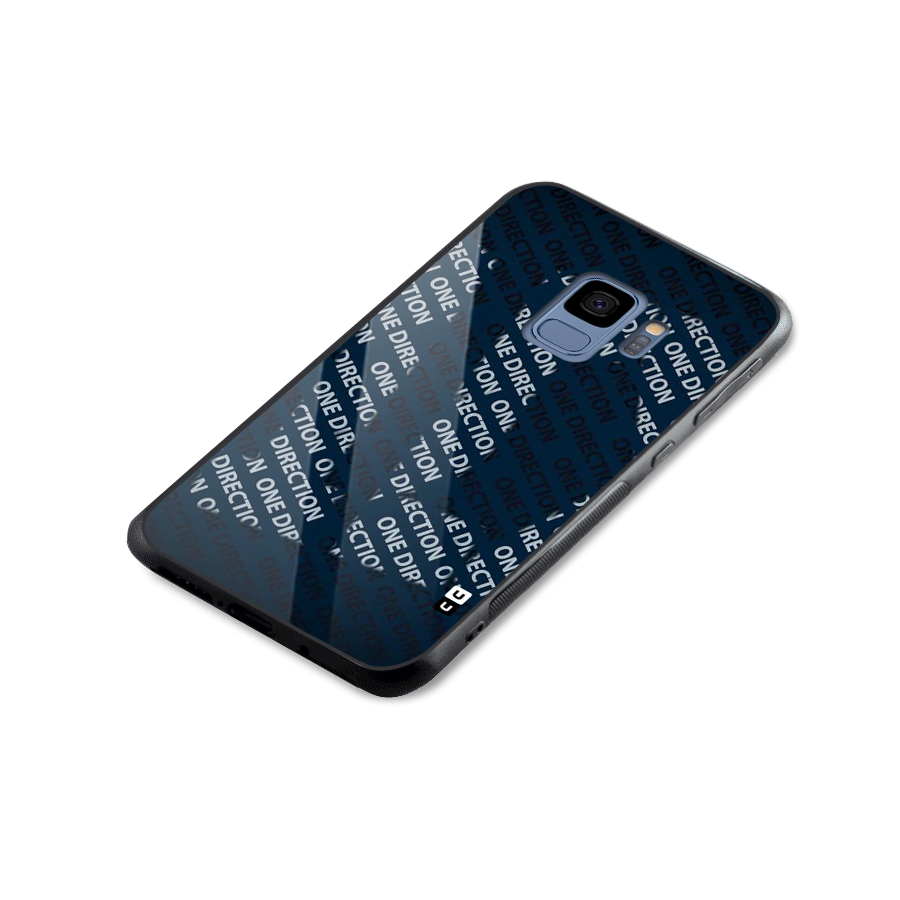 Blue Way Glass Back Case for Galaxy S9