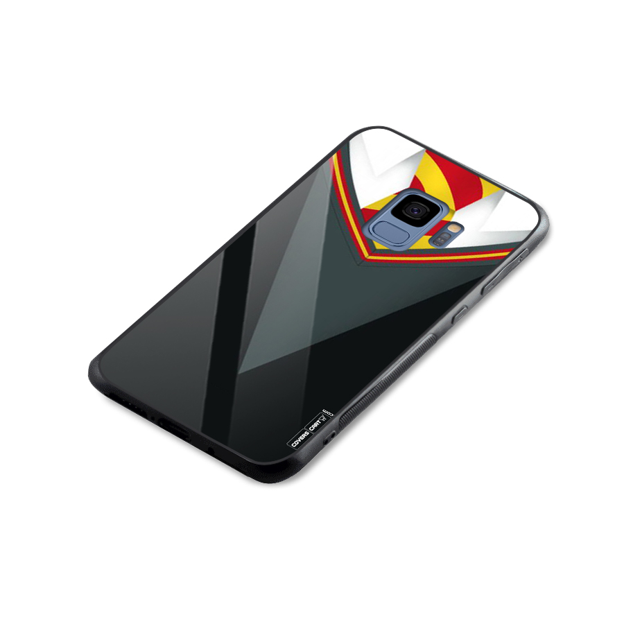 Brave Heart Glass Back Case for Galaxy S9