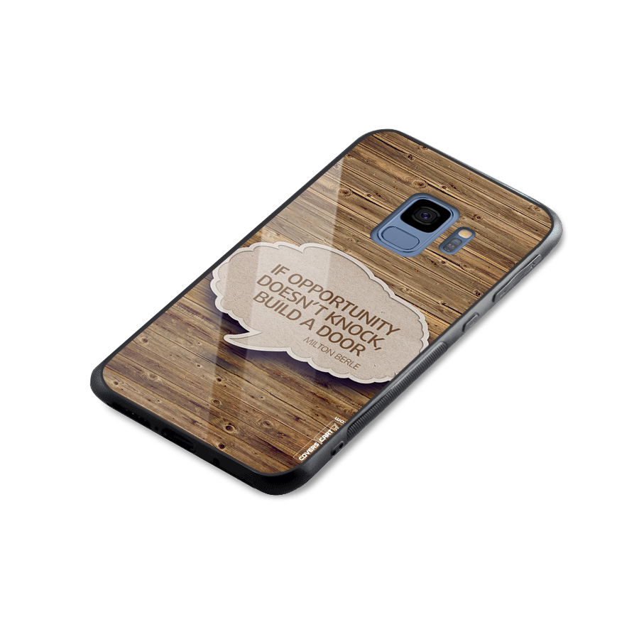 Build Your Door Glass Back Case for Galaxy S9