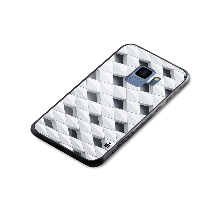 Building Pattern Glass Back Case for Galaxy S9