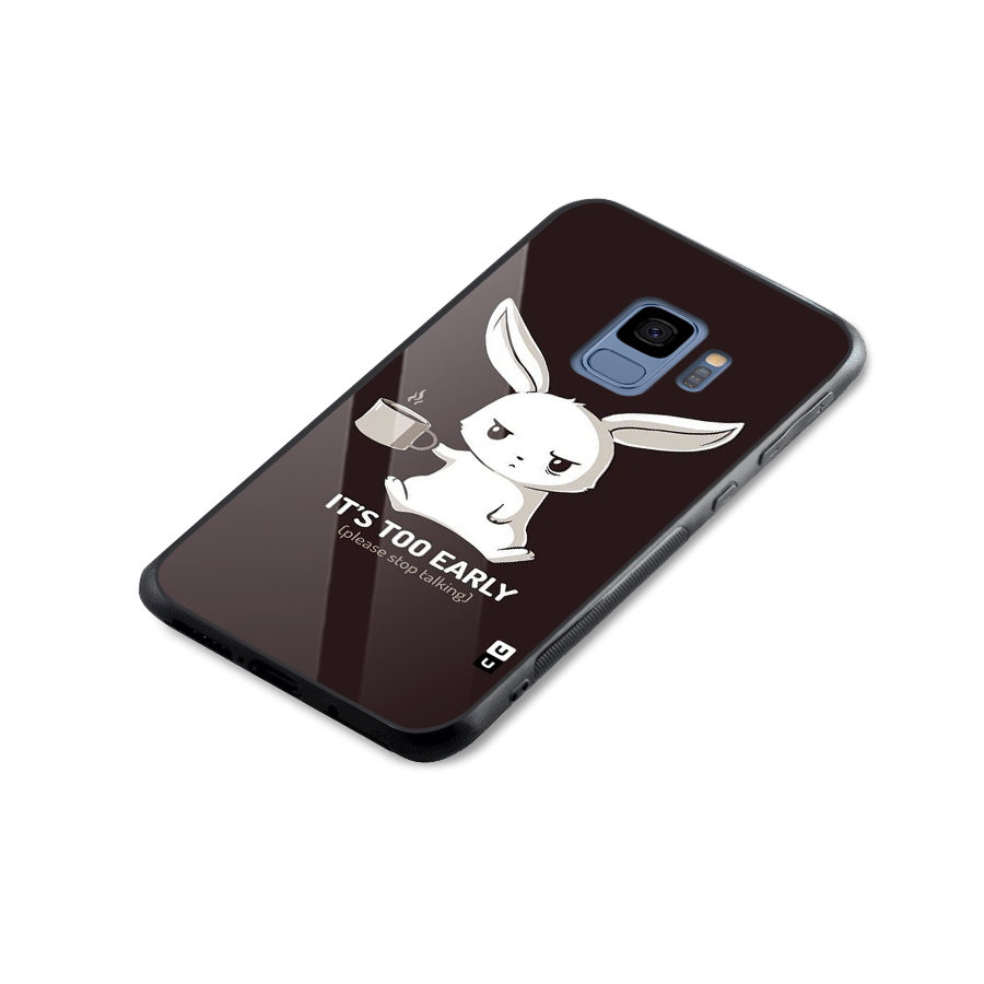 Bunny Early Glass Back Case for Galaxy S9
