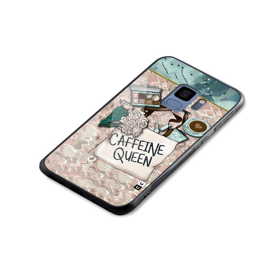 Caffeine Queen Glass Back Case for Galaxy S9