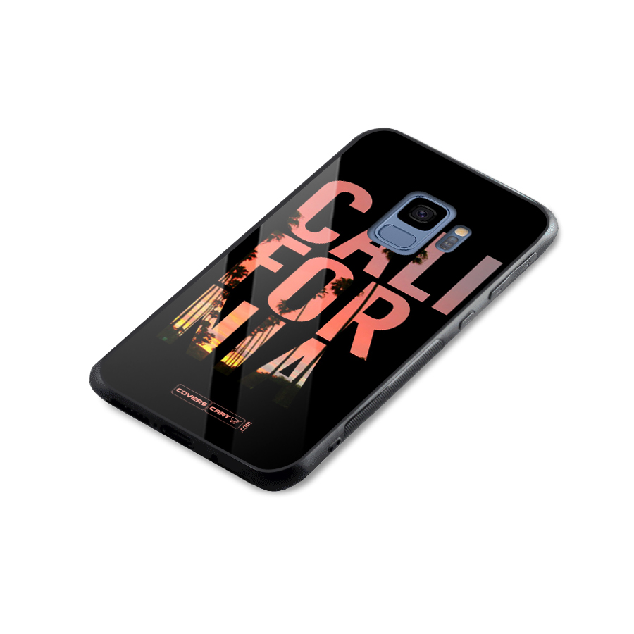 California Glass Back Case for Galaxy S9