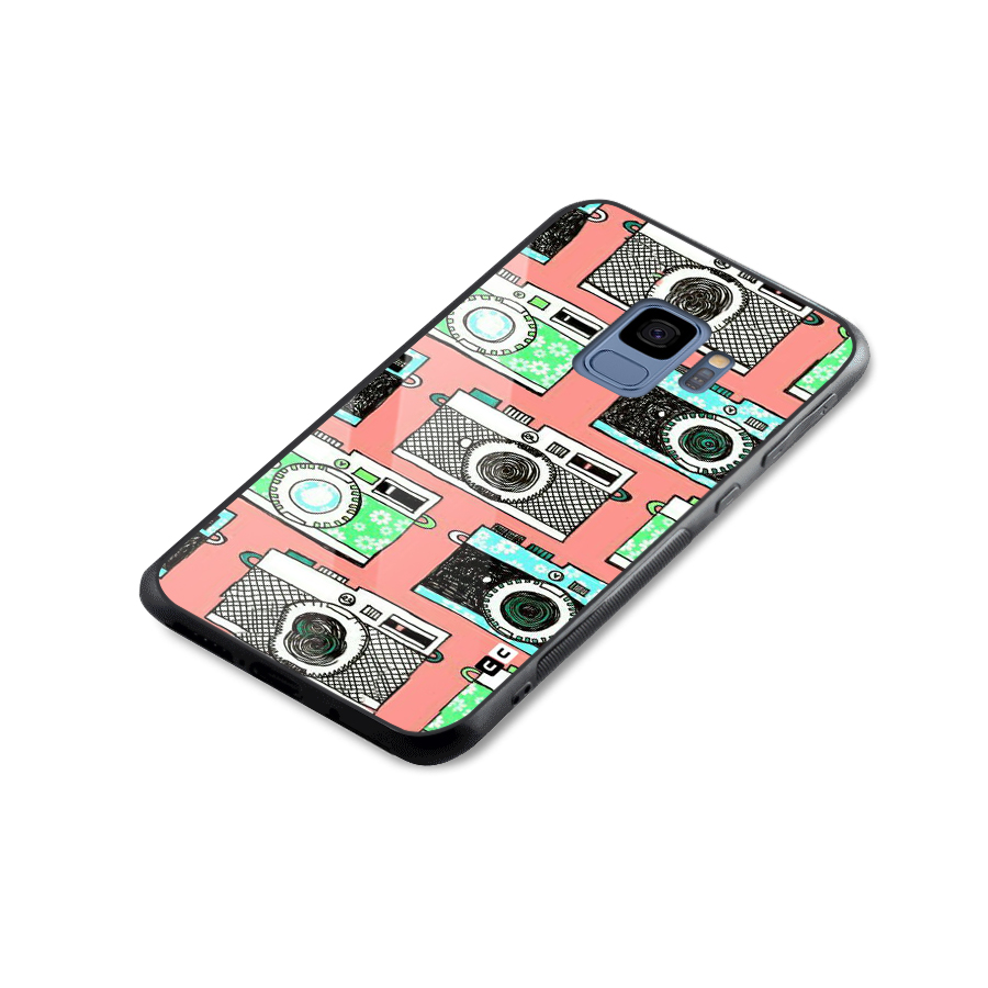 Cam Art Loving Glass Back Case for Galaxy S9