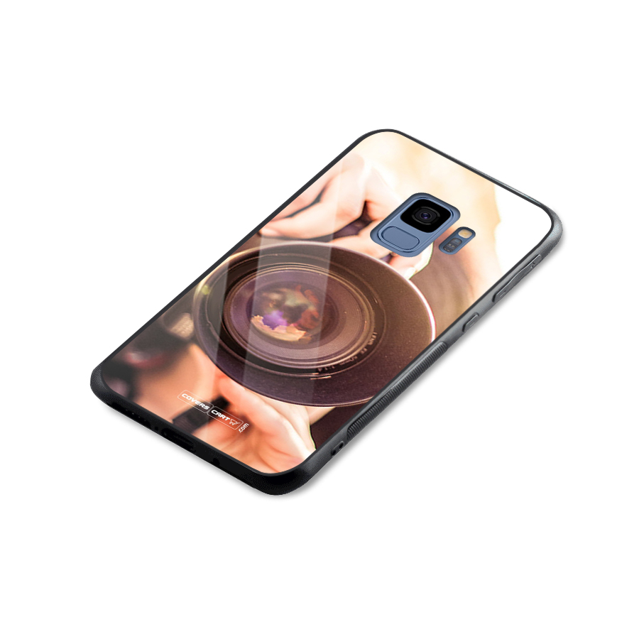 Camera Lovers Glass Back Case for Galaxy S9