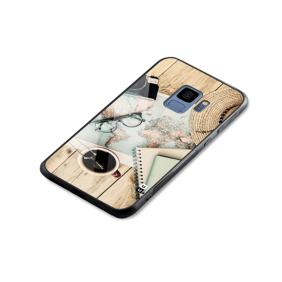 Camera Notebook Glass Back Case for Galaxy S9