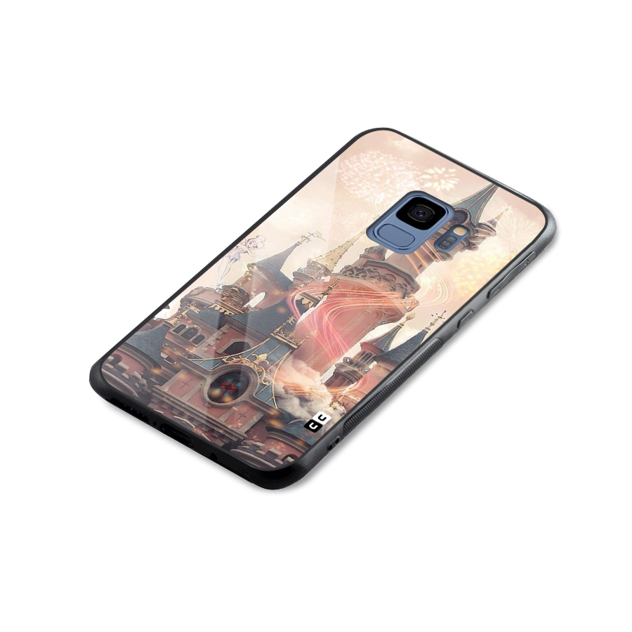 Castle Glass Back Case for Galaxy S9