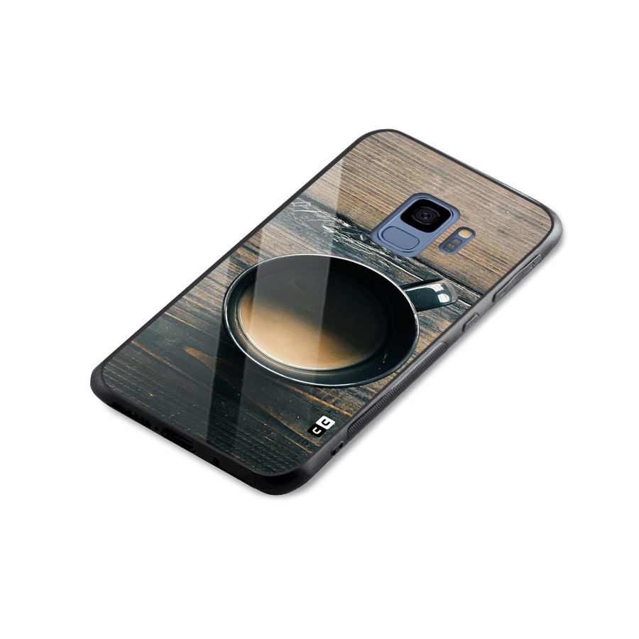 Chai On Wood Glass Back Case for Galaxy S9