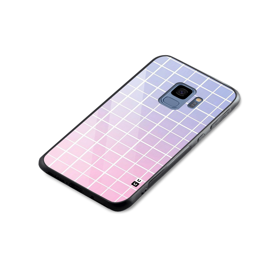 Check Shades Glass Back Case for Galaxy S9