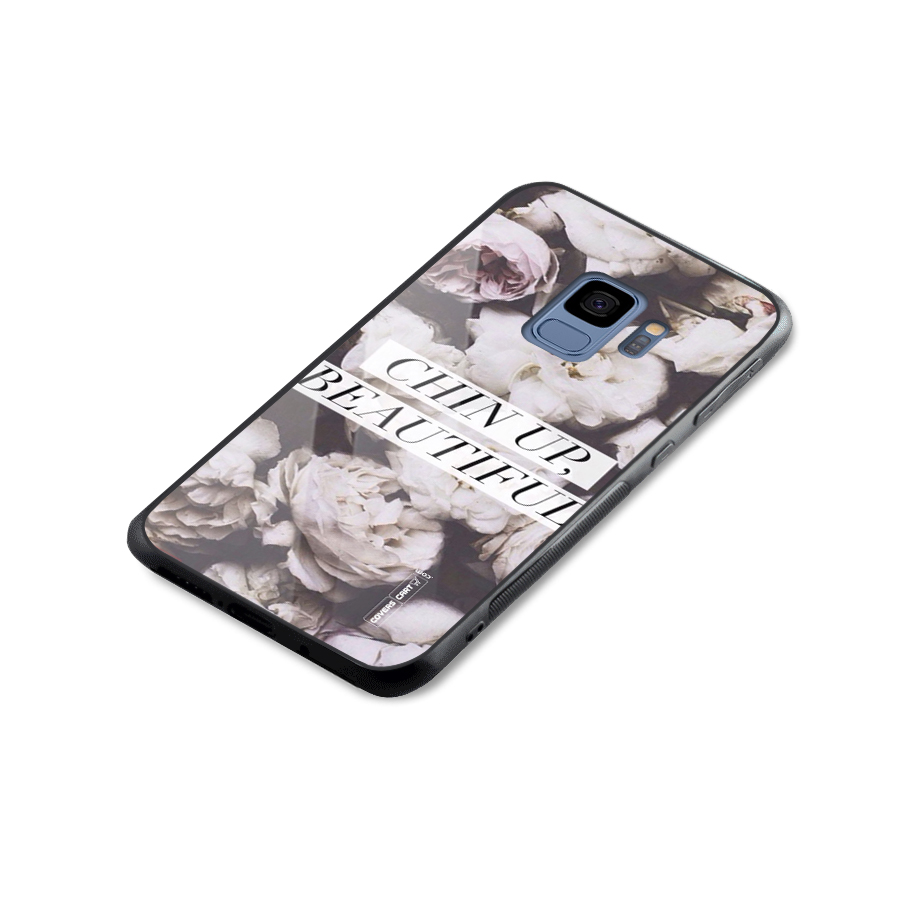 Chin Up Beautiful Glass Back Case for Galaxy S9