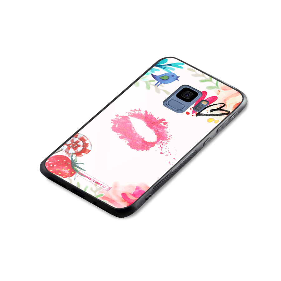 Chirpy Glass Back Case for Galaxy S9