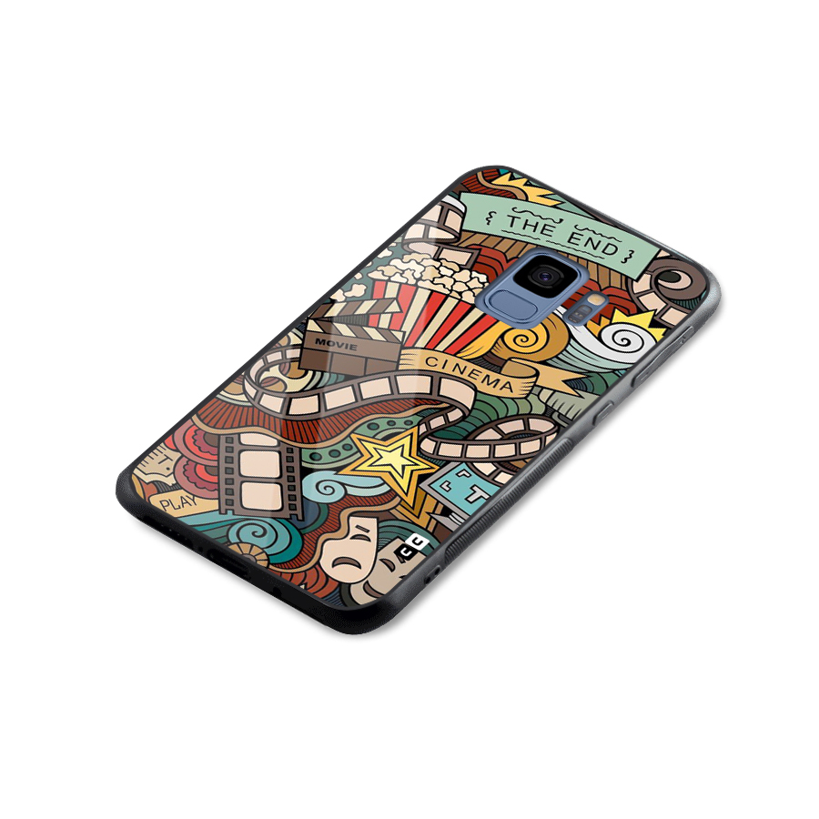 Cinematic Design Glass Back Case for Galaxy S9