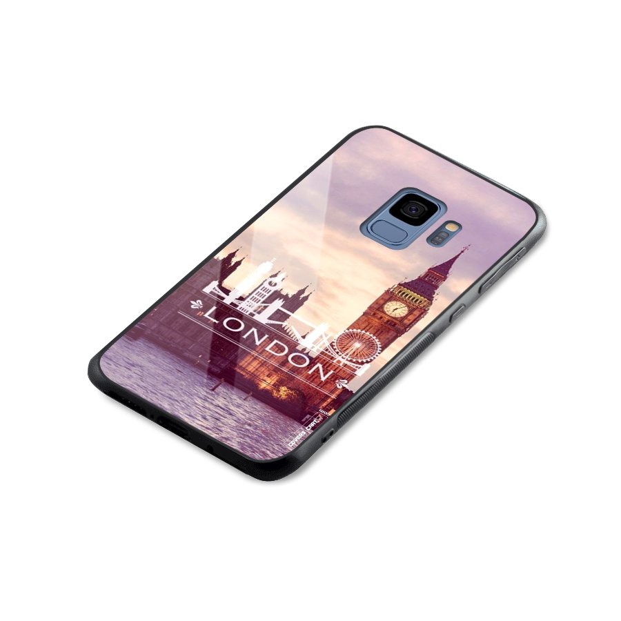City Tower Glass Back Case for Galaxy S9