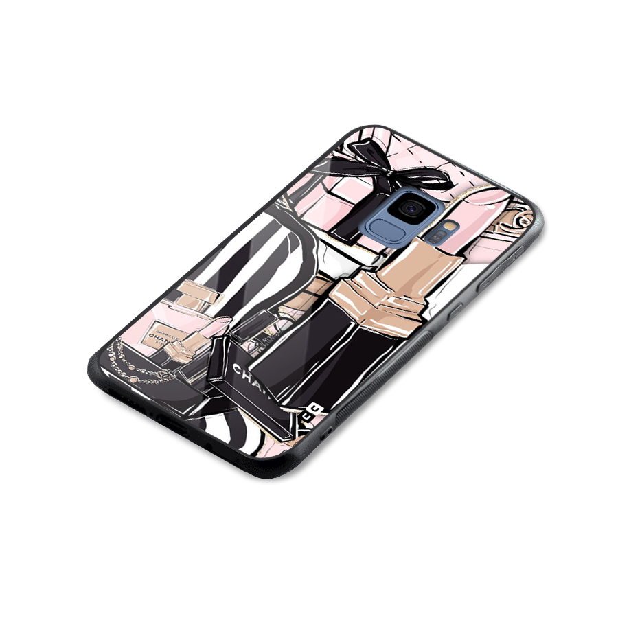 Class Girl Design Glass Back Case for Galaxy S9