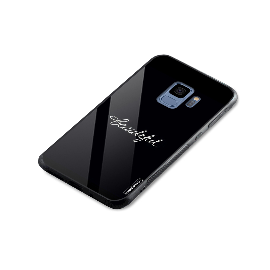 Classic Beautiful Glass Back Case for Galaxy S9