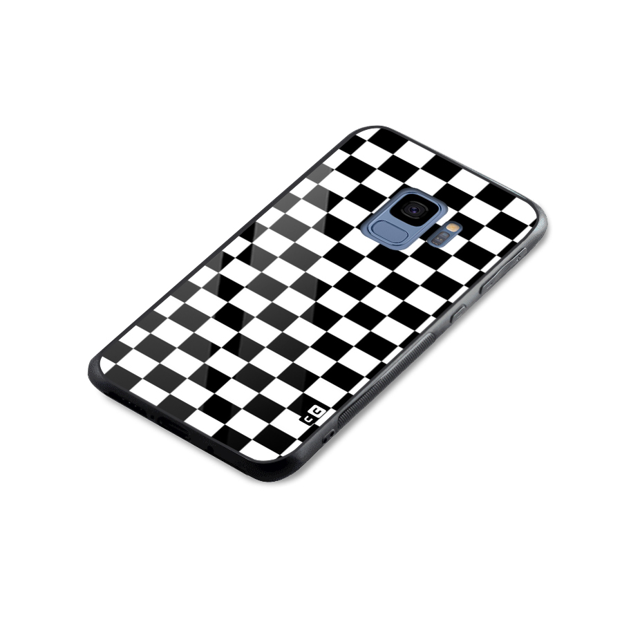 Classic Check Glass Back Case for Galaxy S9