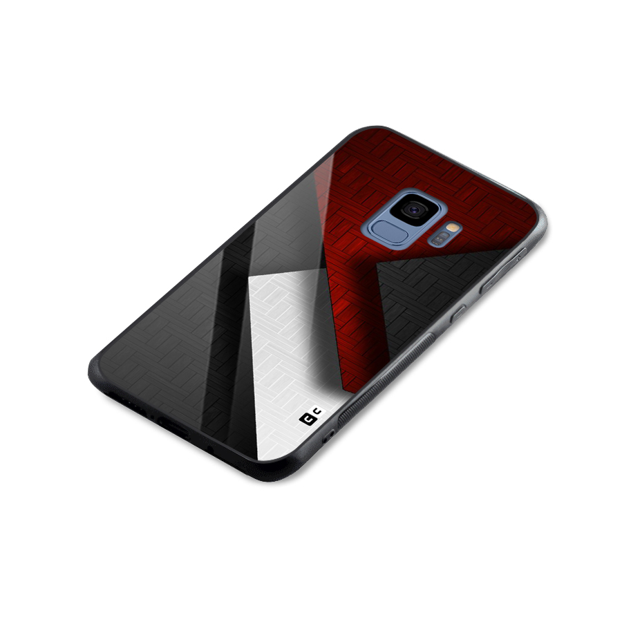 Classic Shades Design Glass Back Case for Galaxy S9