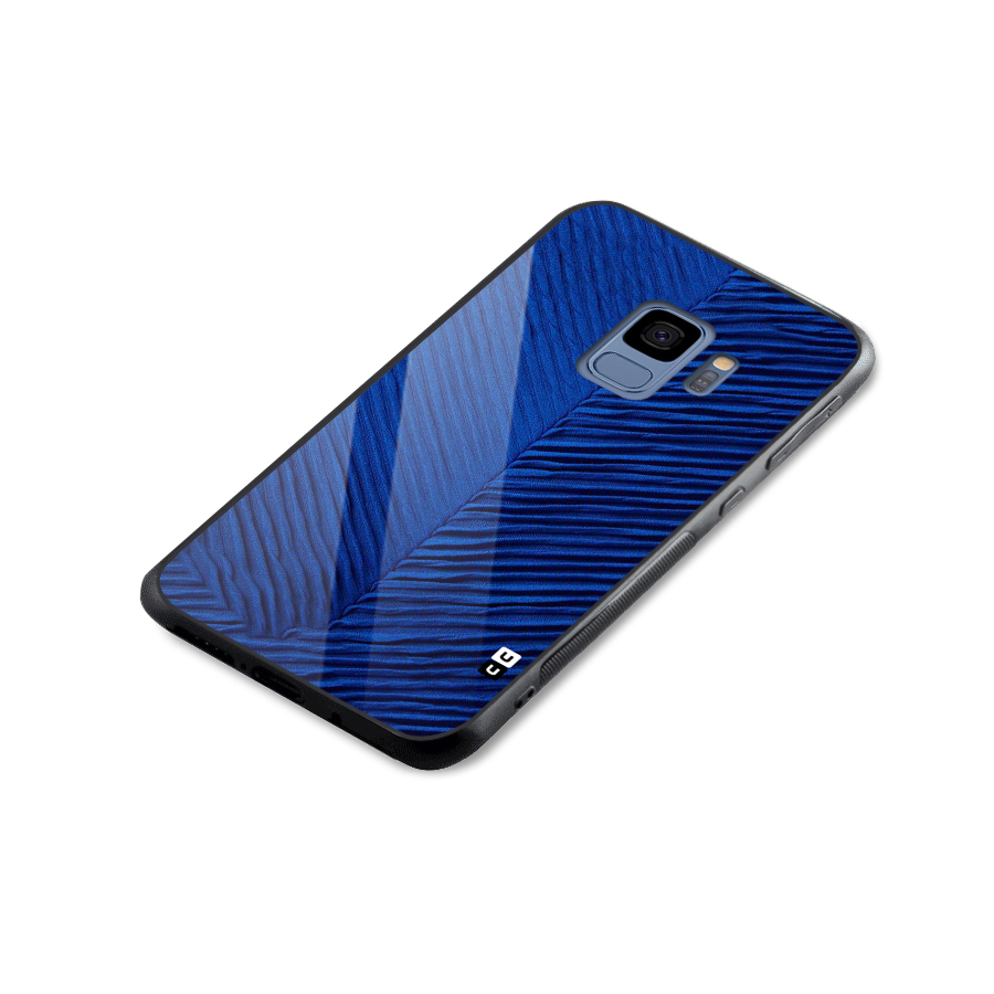 Classy Blues Glass Back Case for Galaxy S9