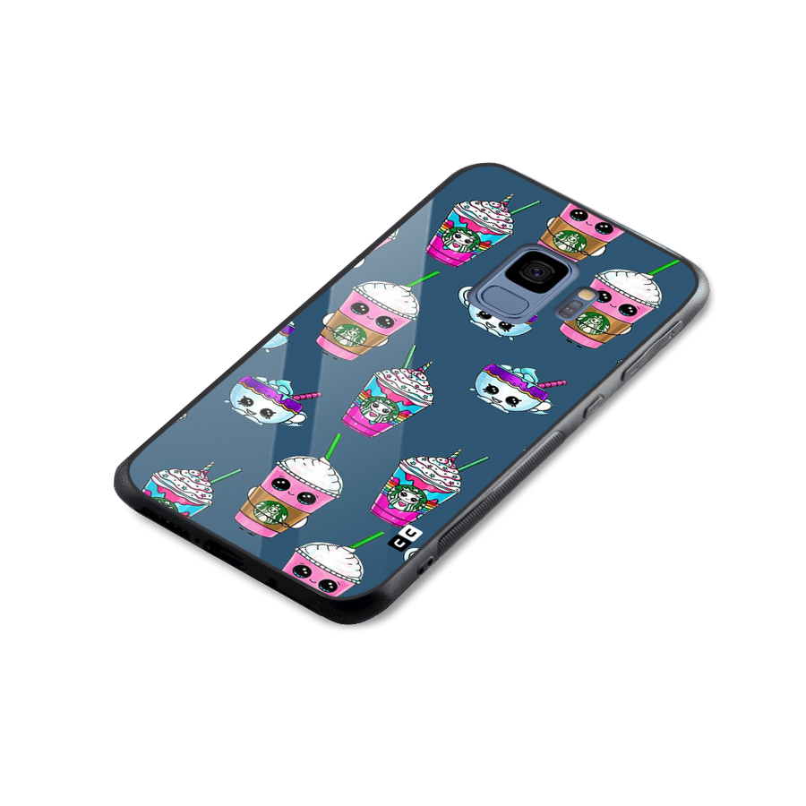 Coffee Mugs Glass Back Case for Galaxy S9
