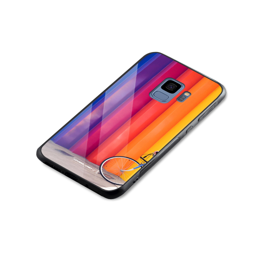 Colorful Walls Glass Back Case for Galaxy S9