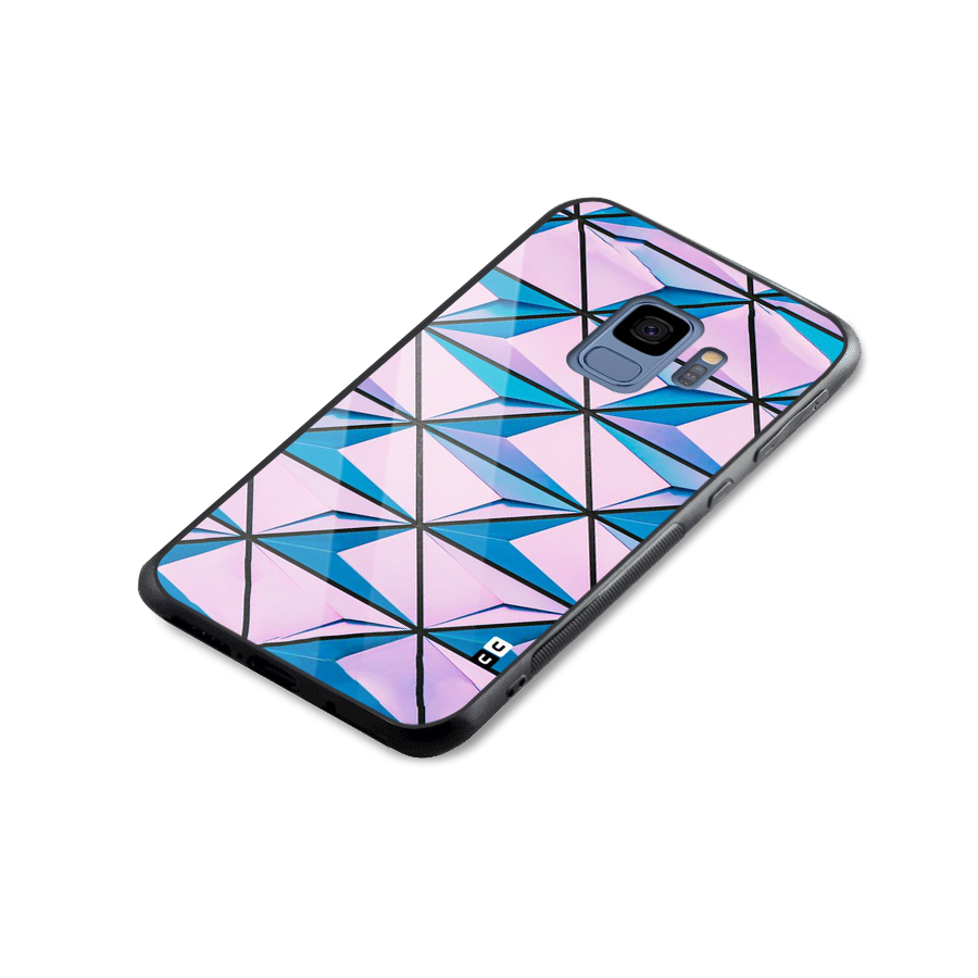 Crystal Abstract Glass Back Case for Galaxy S9