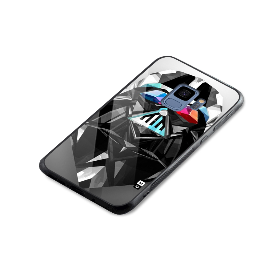 Crystal Robot Glass Back Case for Galaxy S9