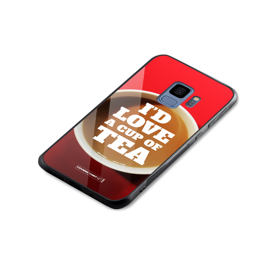 Cup of Tea Glass Back Case for Galaxy S9