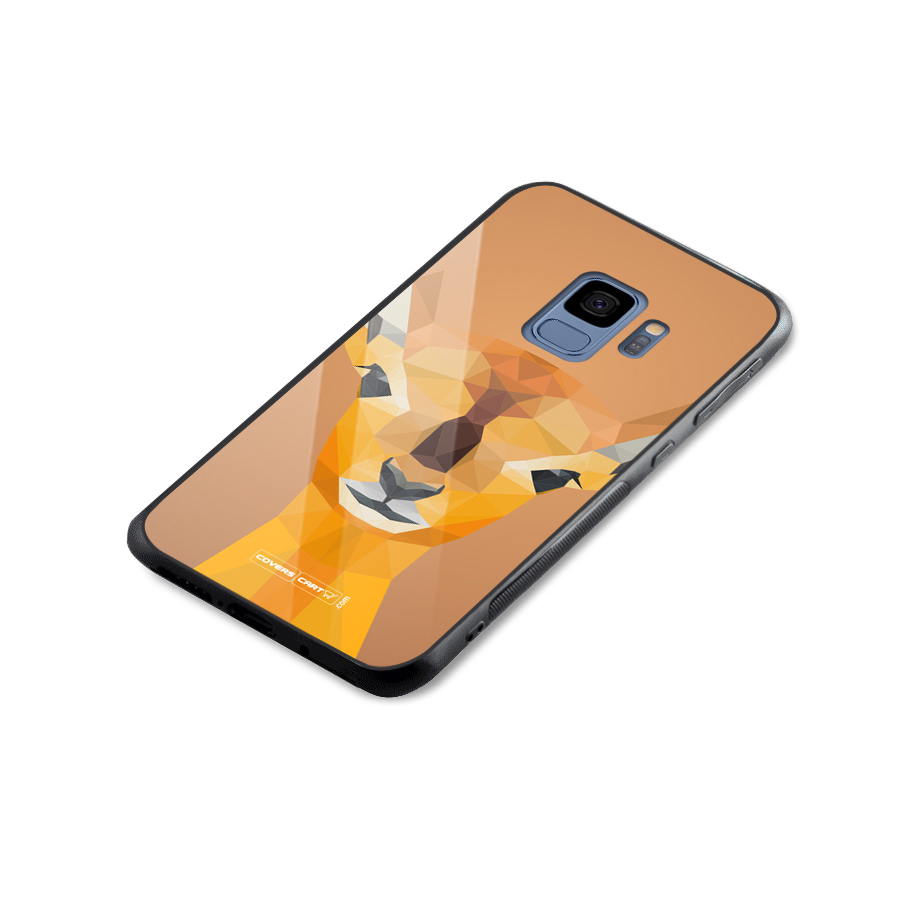 Cute Deer Glass Back Case for Galaxy S9