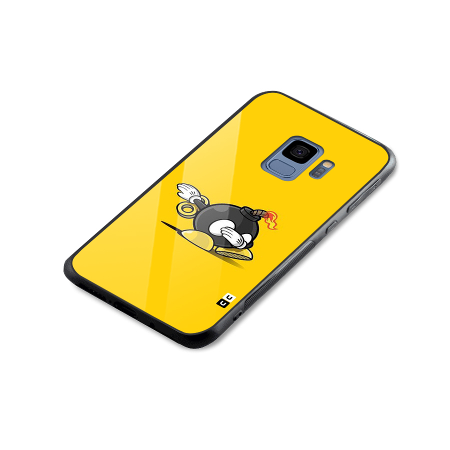 Dab Bomb Glass Back Case for Galaxy S9