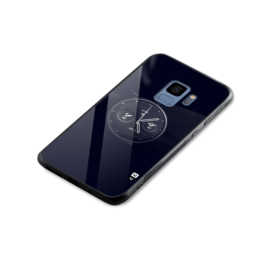Dark Watch Glass Back Case for Galaxy S9