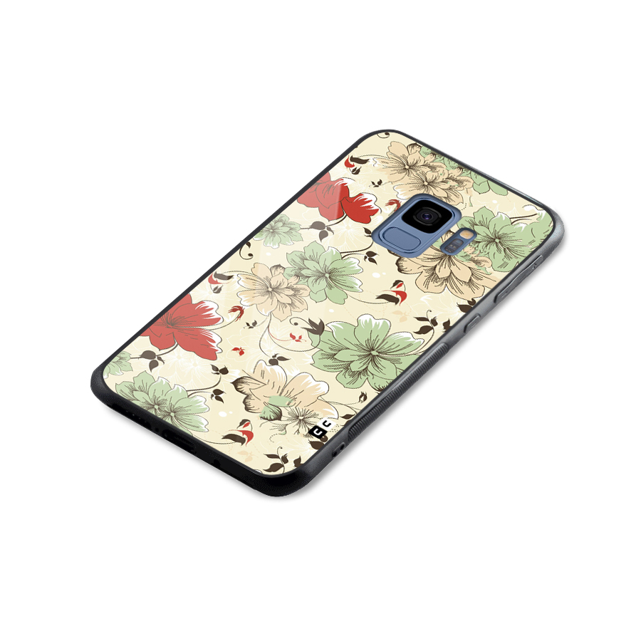 Decent Design Glass Back Case for Galaxy S9