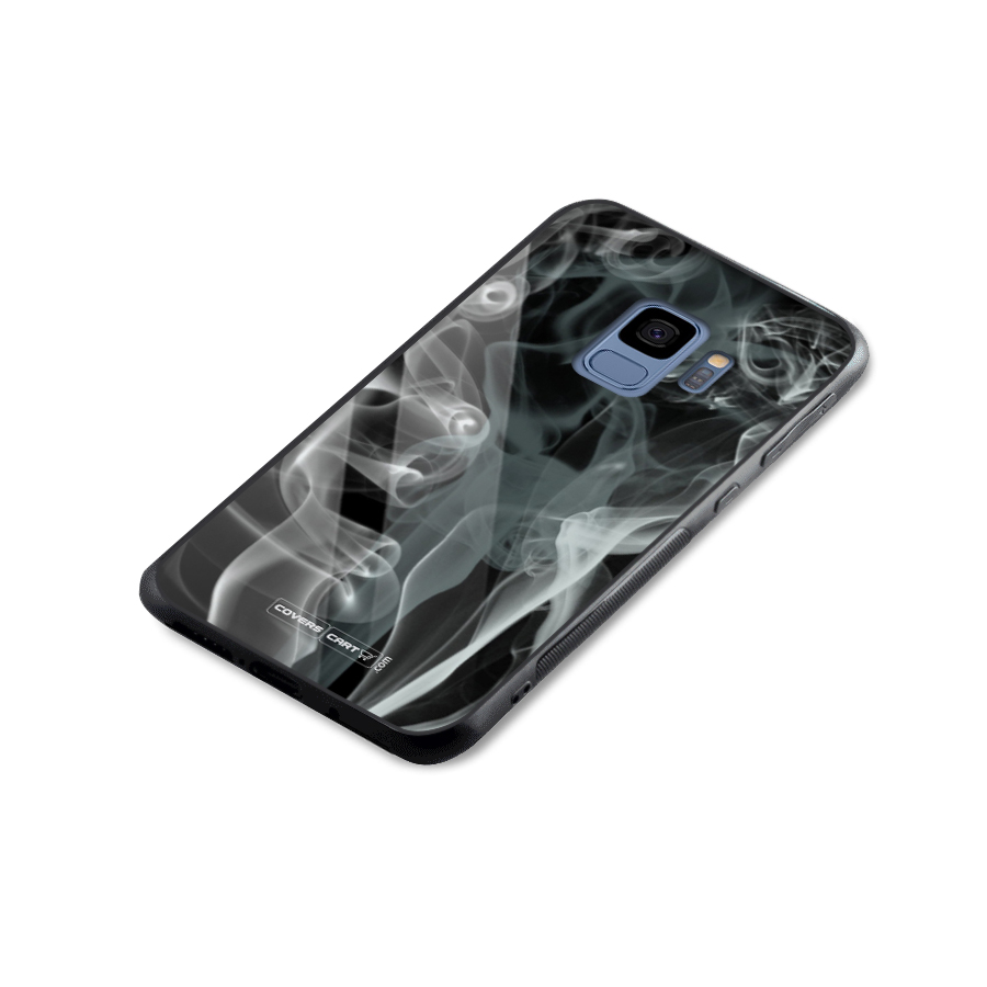 Dense Smoke Glass Back Case for Galaxy S9