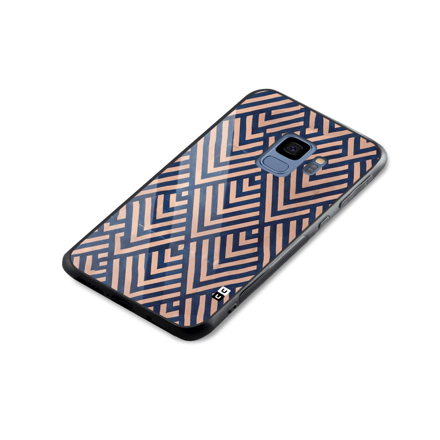Diamond Blues Glass Back Case for Galaxy S9