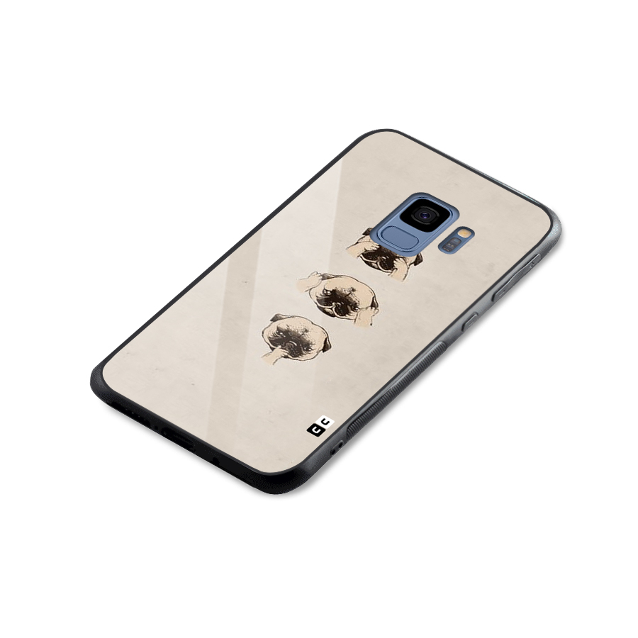 Doggo Moods Glass Back Case for Galaxy S9