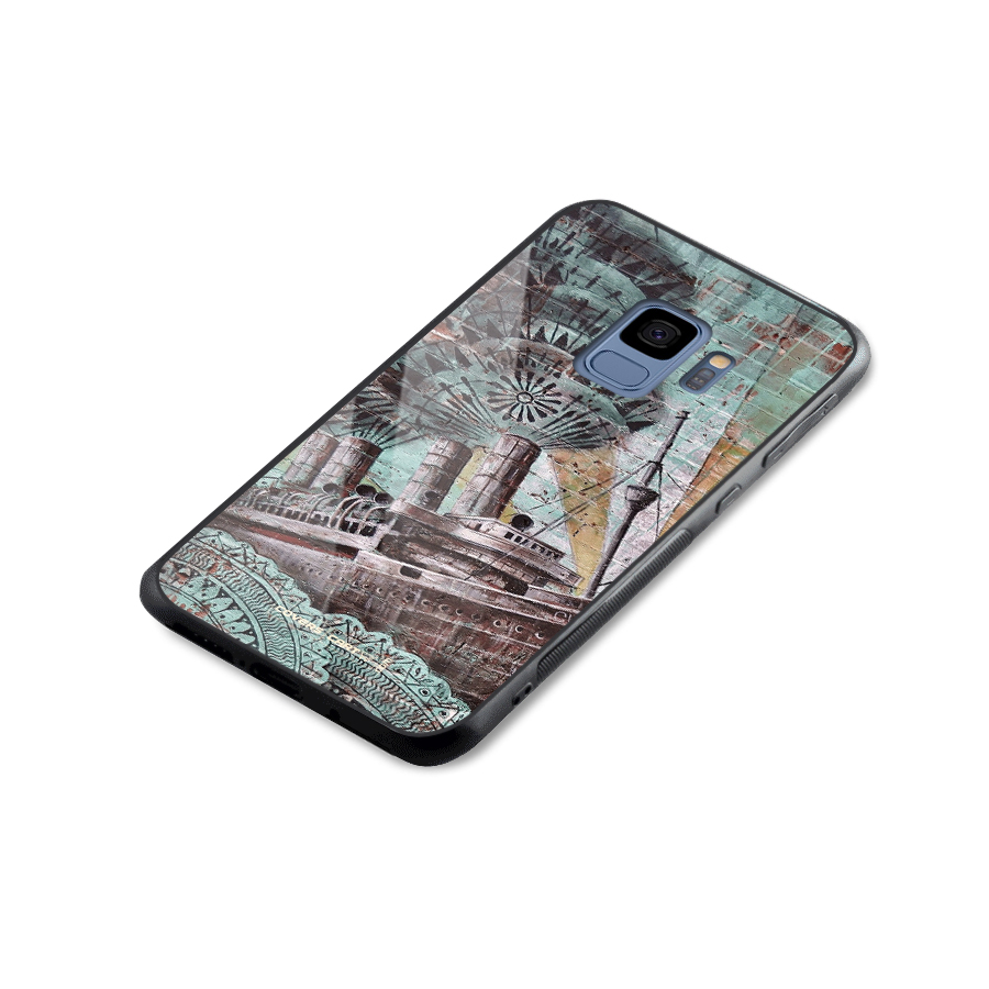Dream Ship Glass Back Case for Galaxy S9