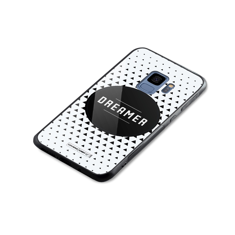 Dreamer Minimalist Glass Back Case for Galaxy S9