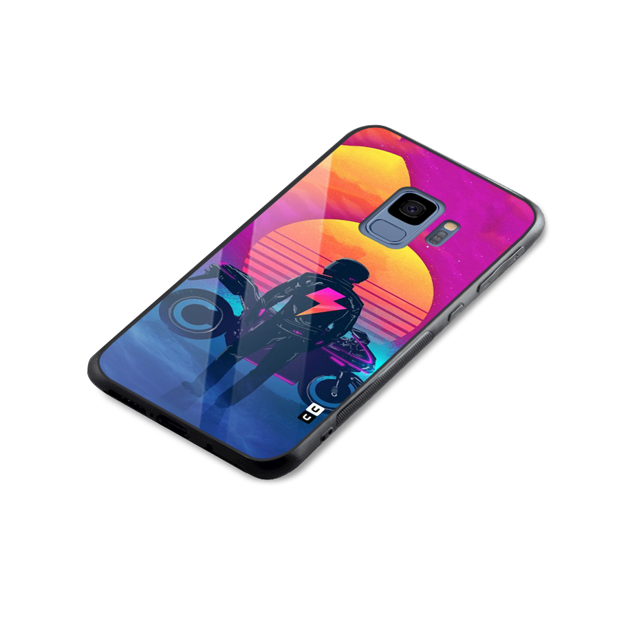 Electric Ride Glass Back Case for Galaxy S9