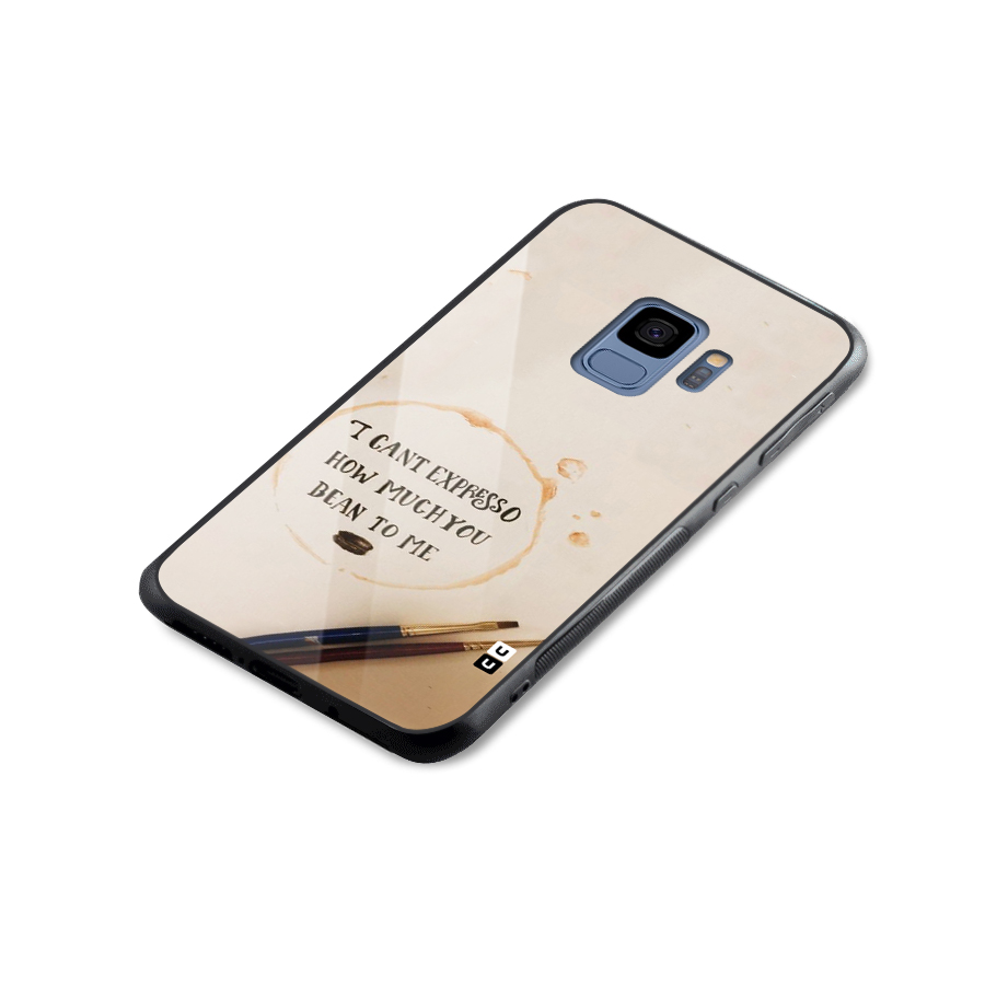Espresso Bean Glass Back Case for Galaxy S9