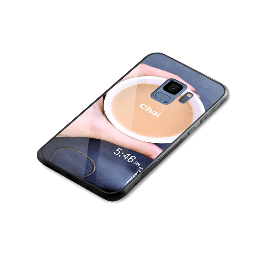 Evening Tea Glass Back Case for Galaxy S9