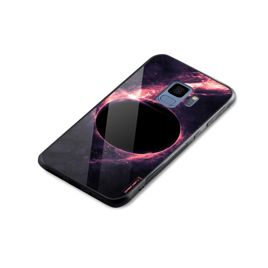 Exotic Design Glass Back Case for Galaxy S9