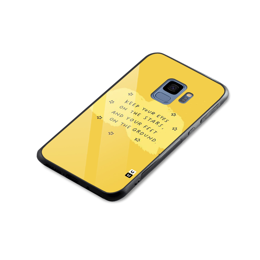 Eyes On Stars Glass Back Case for Galaxy S9