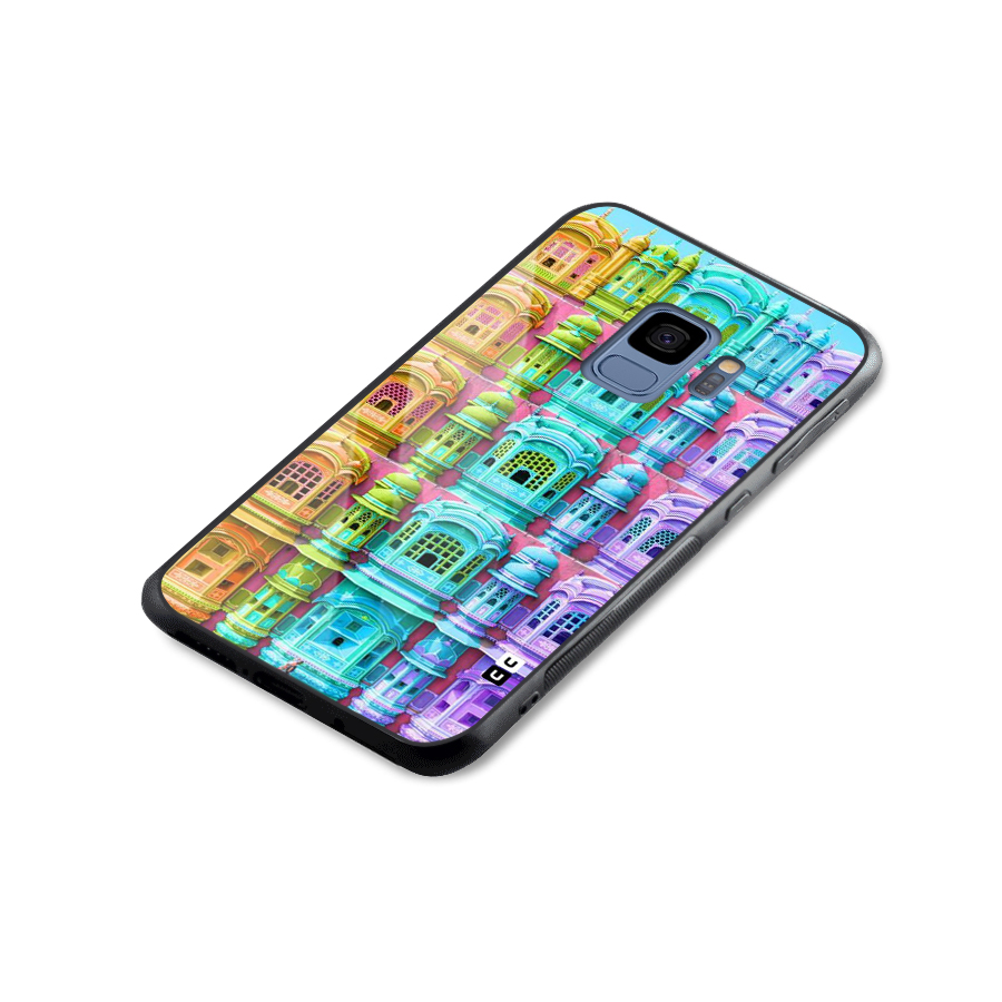 Fancy Architecture Glass Back Case for Galaxy S9