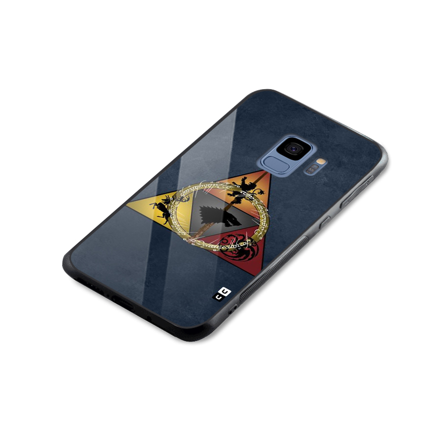 Fight For Crown Glass Back Case for Galaxy S9