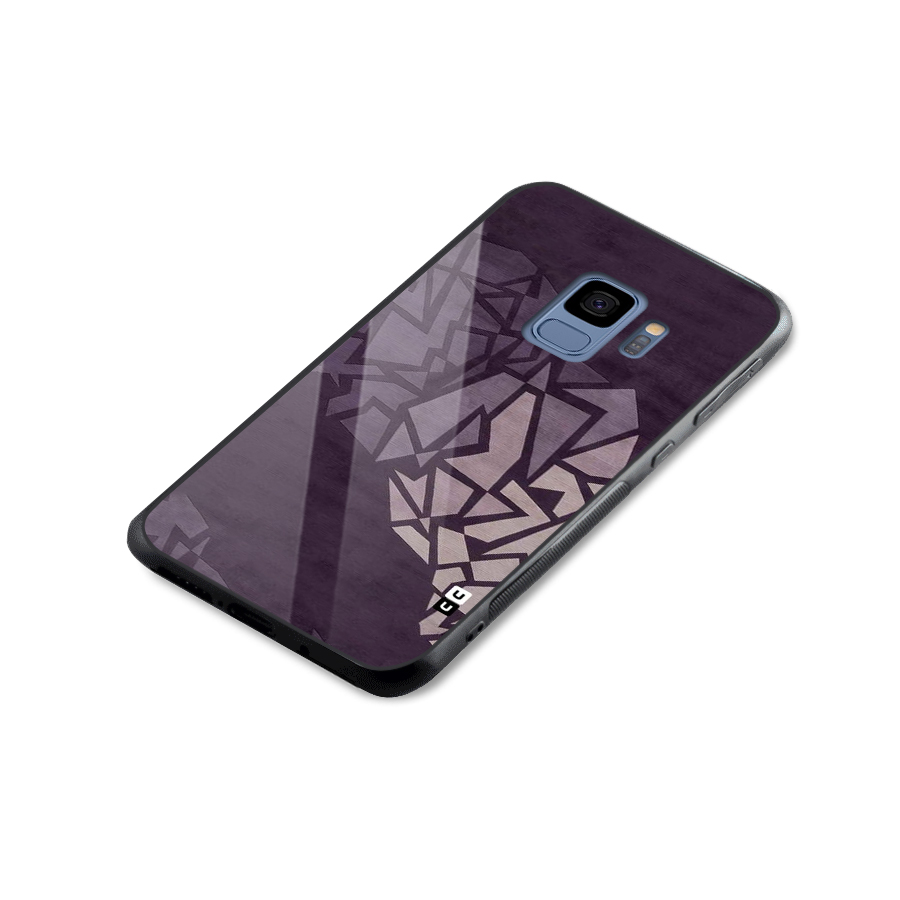 Fine Abstract Glass Back Case for Galaxy S9